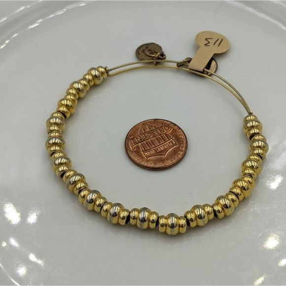 Alex and Ani Rafaleian Silver Nile Beaded Bracelet - Picture 3 of 8